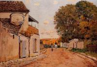Sisley, Alfred - Street in Louveciennes